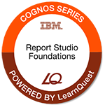 Report Studio Foundation IBM Digital Badge